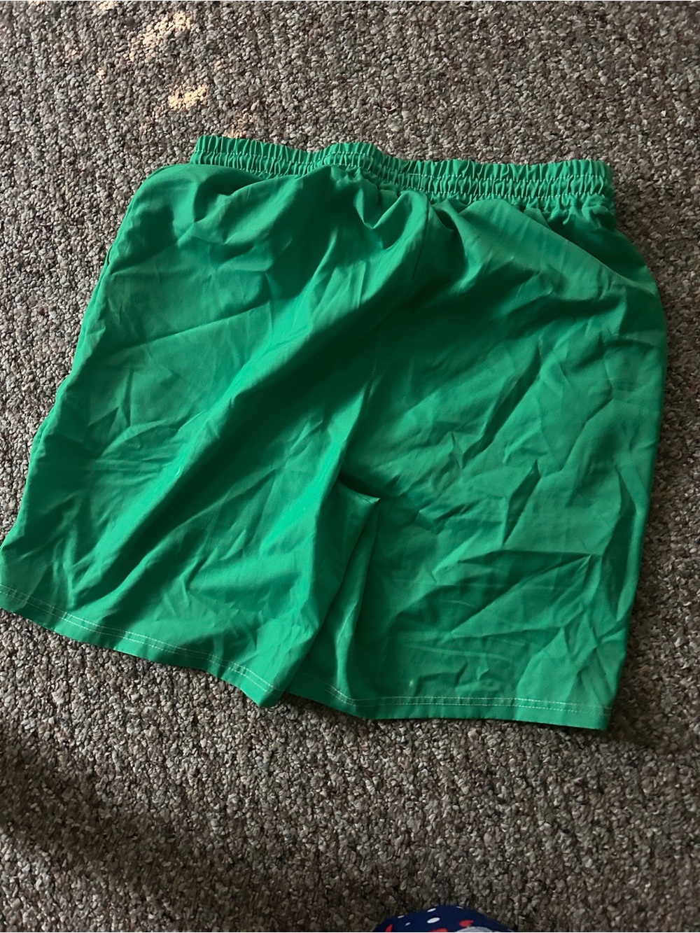 Rhude Bright Green Athletic Elastic-Waist Shorts